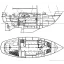 Used sailboat 32 Deck saloon
