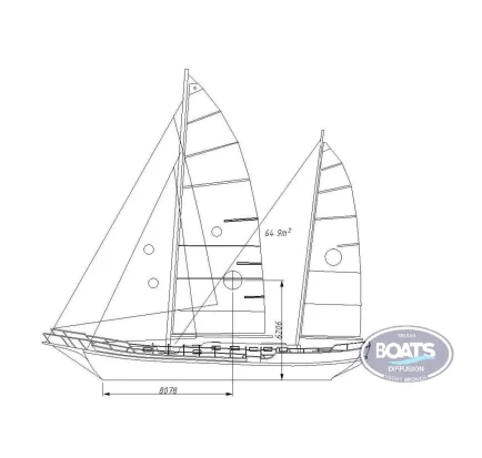 Used Sailboat Classic KETCH