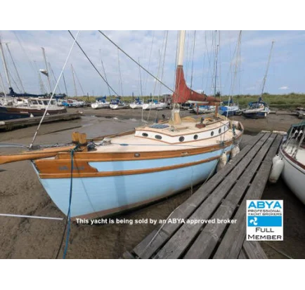 Used Sailboat Maurice Griffiths One Off Traditional Built Wooden Sailing Yacht