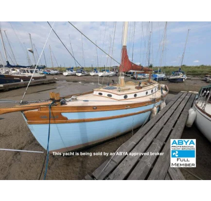 Used Sailboat Maurice Griffiths One Off Traditional Built Wooden Sailing Yacht